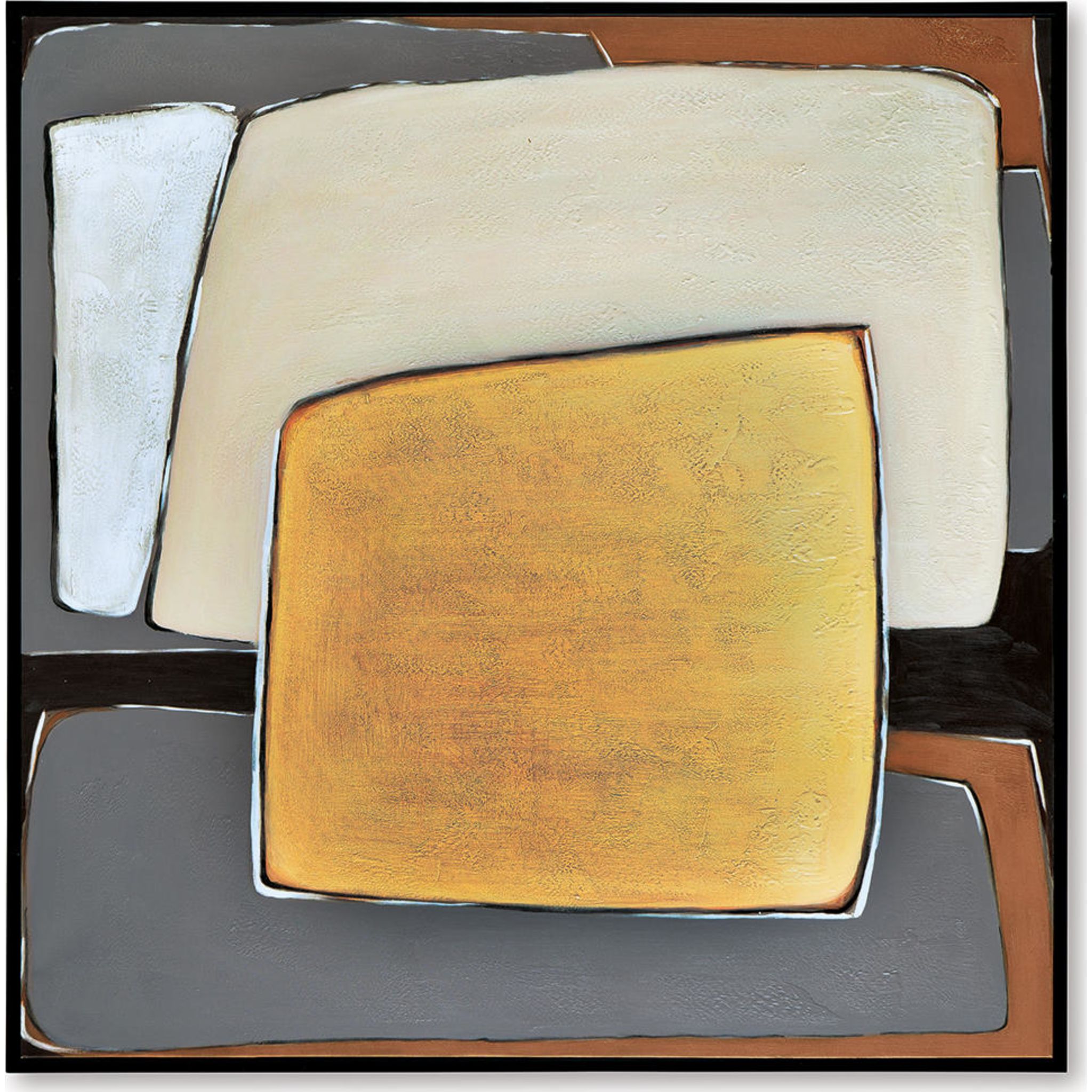Actman Wall Art - 48x48 Inches Modern Canvas Painting for Living Room, Bedroom & Office Decor | Large Abstract Artwork for Home & Office Wall Decor