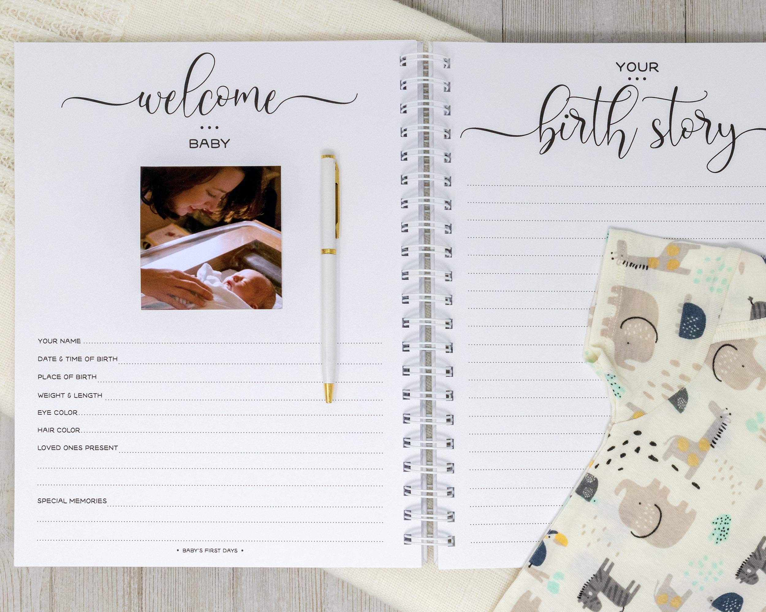 Pregnancy Journal for Expecting Moms - Hardcover Memory Book to Document Pregnancy Milestones & Memories | Perfect Baby Shower Gift & Keepsake for New Mothers