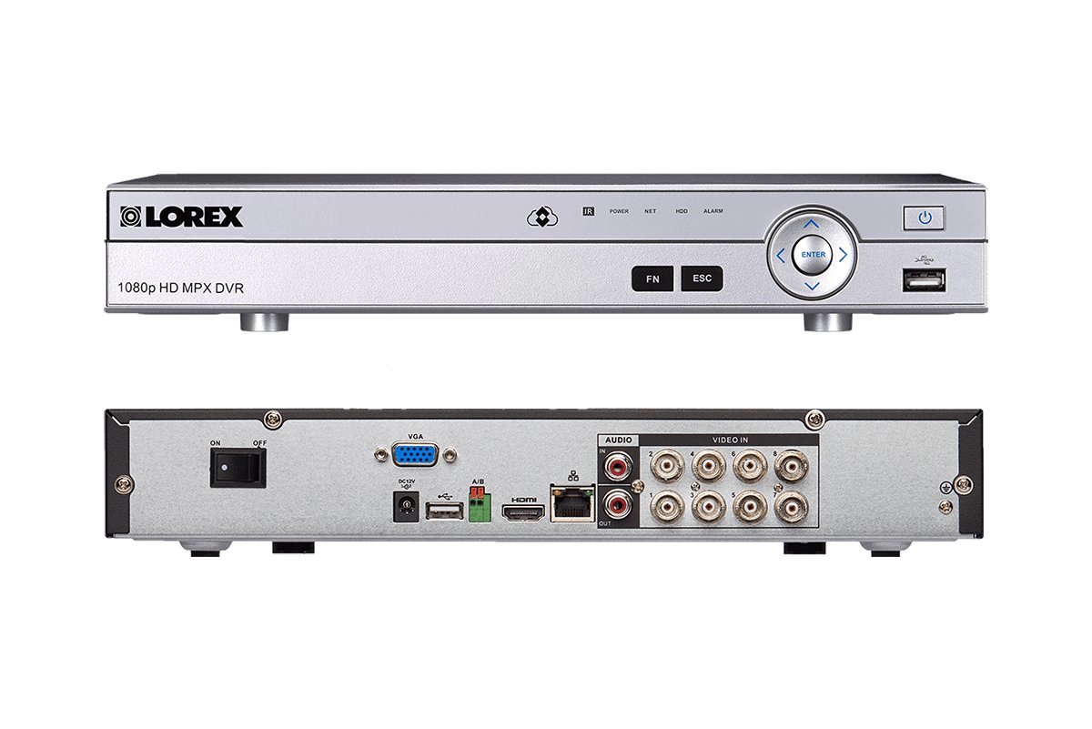 Lorex Weatherproof 1080p HD Indoor/Outdoor Security Camera System with 8 Cameras & Long Range Night Vision - Perfect for Home, Business & Property Surveillance