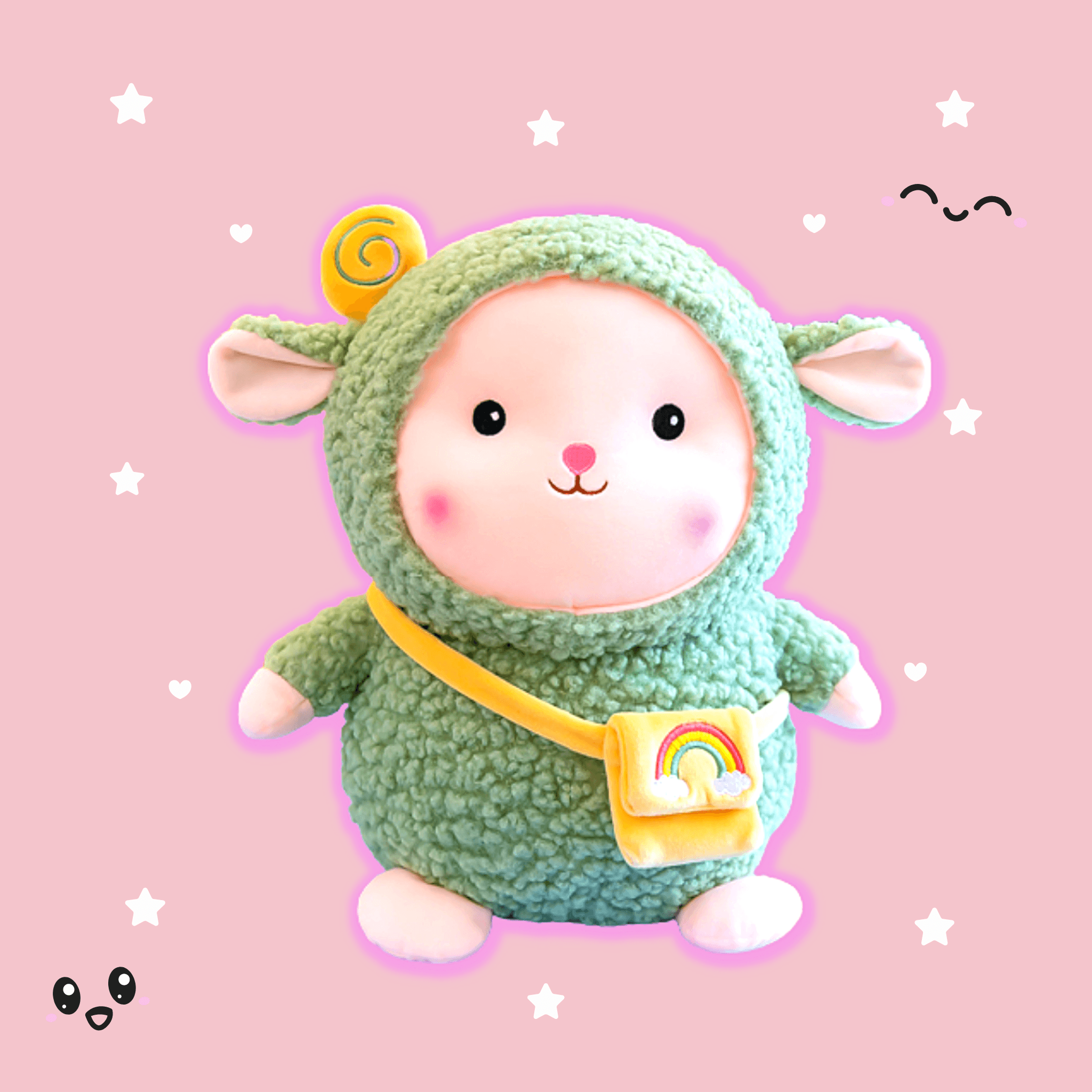 Giant Fluffy Fleece Lamb Plush Toy - Ultra Soft Stuffed Animal for Kids, Baby Shower Gift & Nursery Decor | Perfect for Cuddling, Bedtime Comfort & Playtime