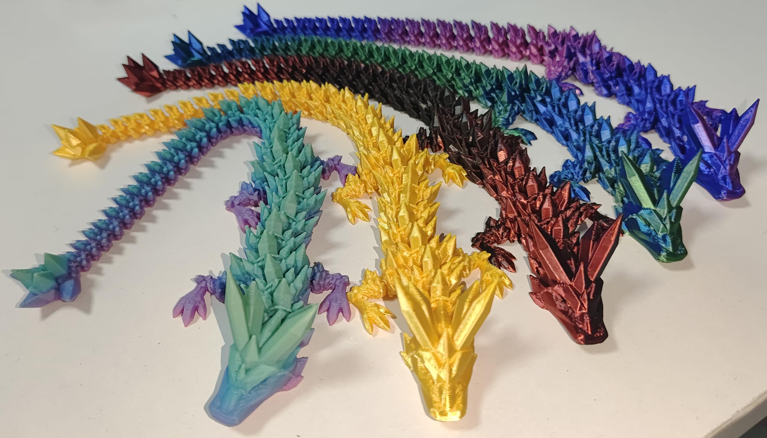 3D Printed Dragon Egg Fidget Toy - Rainbow Desk Decor for Autism/ADHD Relief