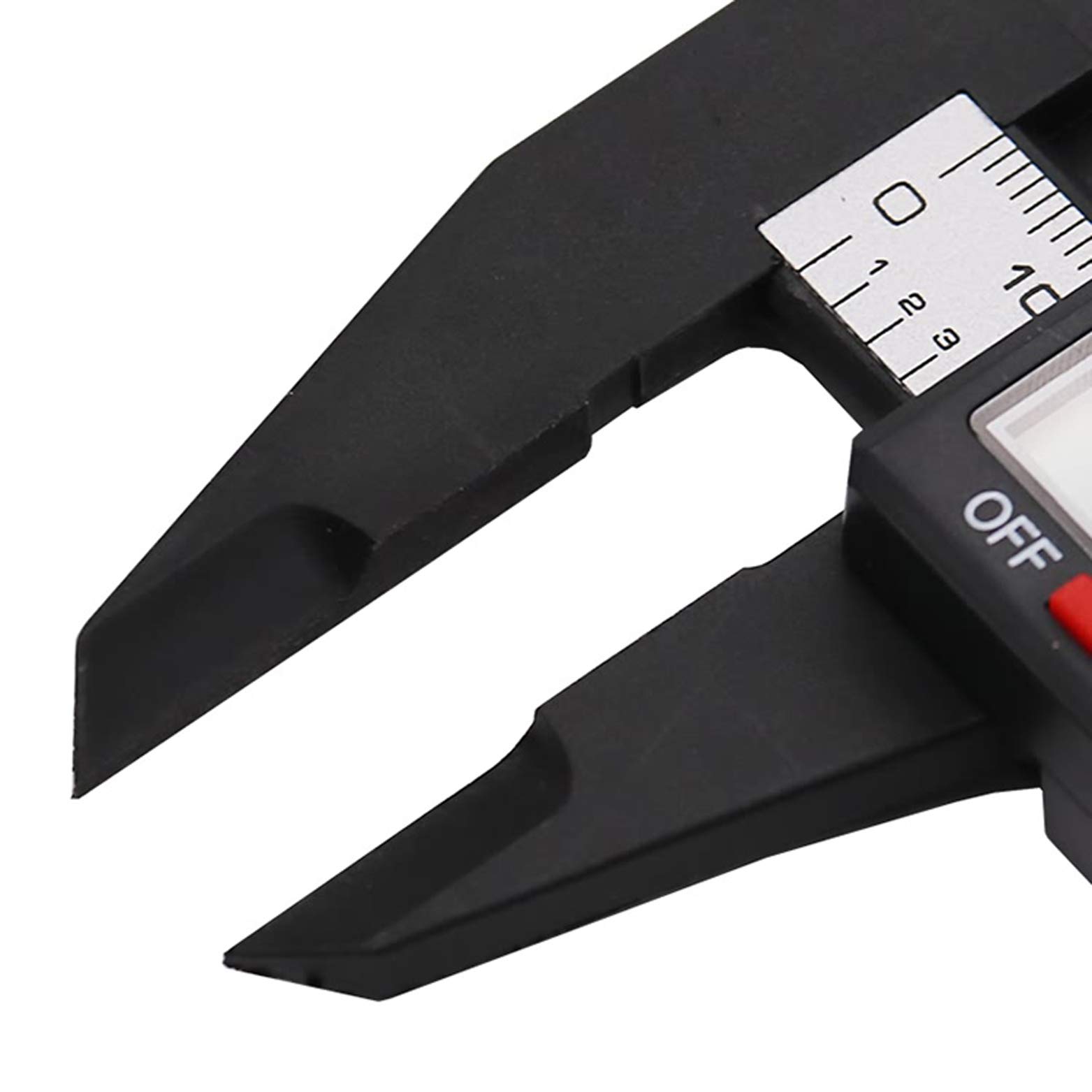 MEZON Digital Caliper 150mm/6 Inch - Carbon Fiber Electronic Vernier Caliper with Large LCD Screen, Auto Off Feature - Precise Measuring Tool for DIY, Jewelry Making, Metalworking & 3D Printing (Black)