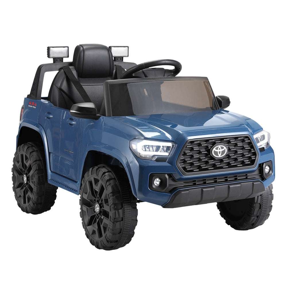 12V Kids Electric Ride-On Car - Toyota Tacoma Off-Road Style, Remote Control, Blue | Battery-Powered Toy Vehicle for Boys & Girls | Outdoor Play, Backyard Fun, Birthday Gift
