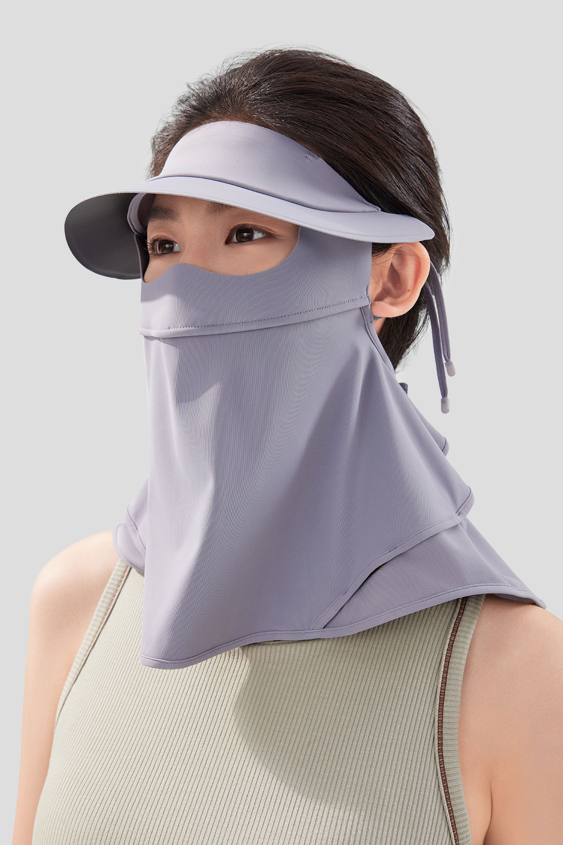 UPF50+ Women's Sun Protection Neck Gaiter Face Mask - UV Protective Scarf for Outdoor Activities, Hiking, Cycling & Running