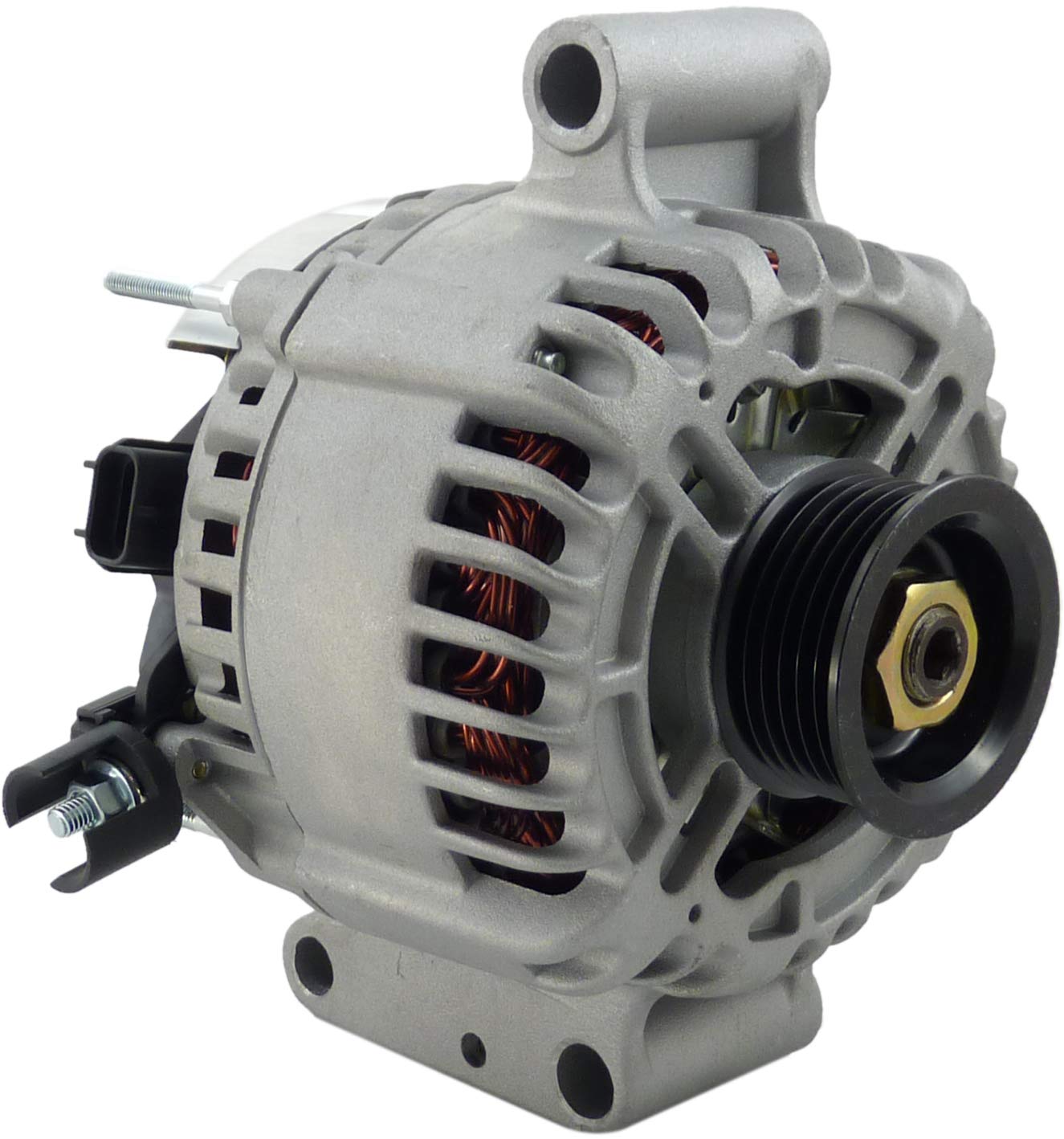 High-Quality Alternator Replacement for 2003-2004 Ford Focus L4 2.3L Automatic Transmission - Compatible with OEM Part Numbers 1S7T-10300-BA, BB, BC, BD, BE, CD & 1S7Z-10346-BC, BE - Perfect for Engine Performance & Electrical System Maintenance