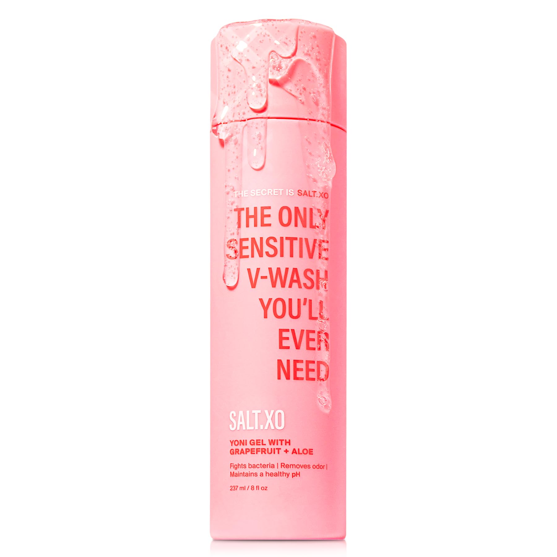 Grapefruit Sensitive Yoni Wash - pH Balanced Intimate Care Gel for Women | Cruelty-Free Feminine Hygiene Product (8 Fl Oz) | Gentle Cleansing for Daily Use & Post-Workout Freshness