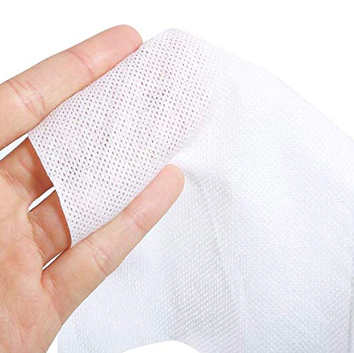 VASANA 100% Cotton Disposable Face Towels - Soft Facial Cleaning Pads for Skin Care, Makeup Removal & Multipurpose Wipes | Gentle on Skin, Perfect for Daily Cleansing, Baby Care & Travel Essentials