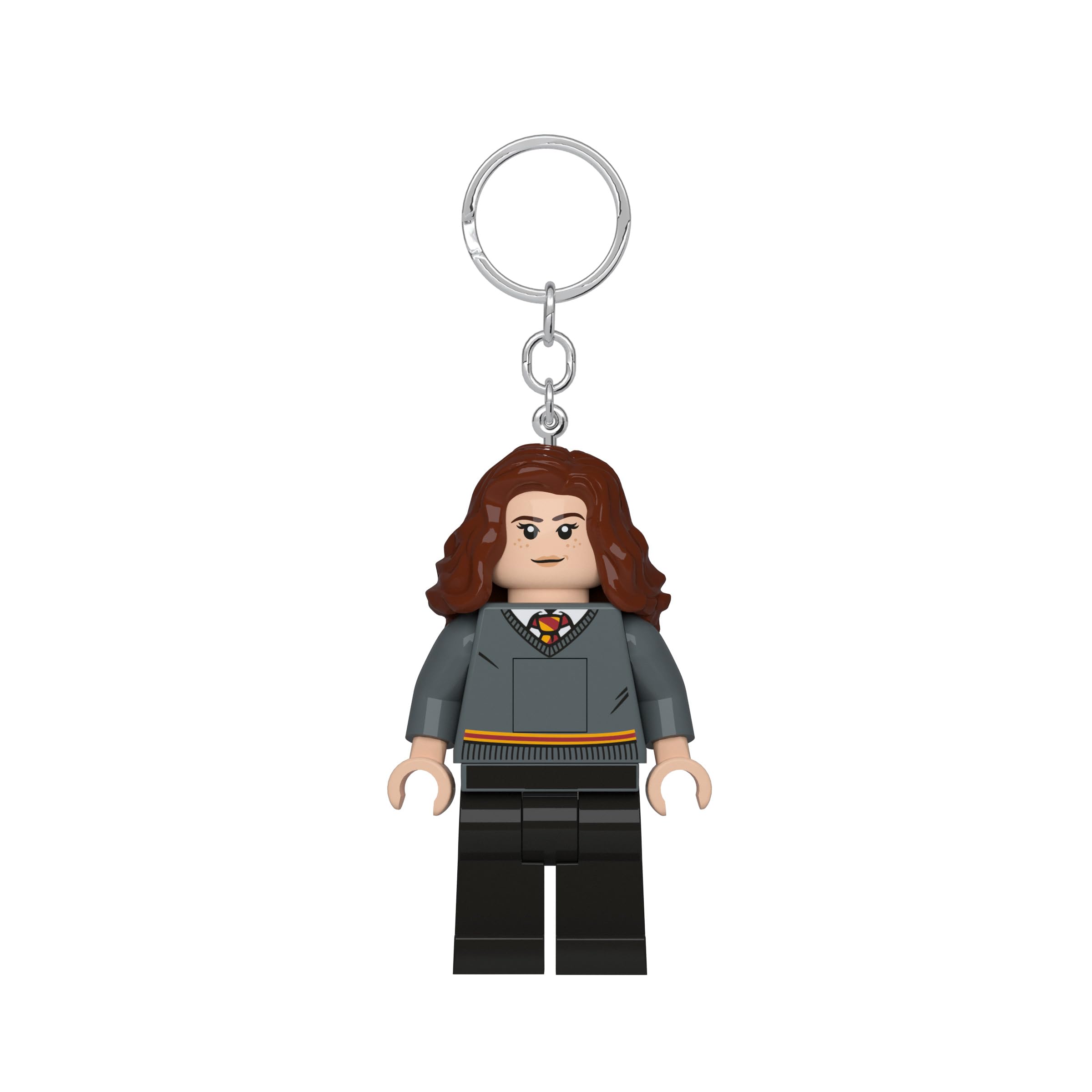 LEGO Harry Potter Hermione Granger Keychain Light - 3 Inch Tall Collectible Toy for Backpacks & Gifts (KE199) | Perfect for Harry Potter Fans & Cosplay Accessories