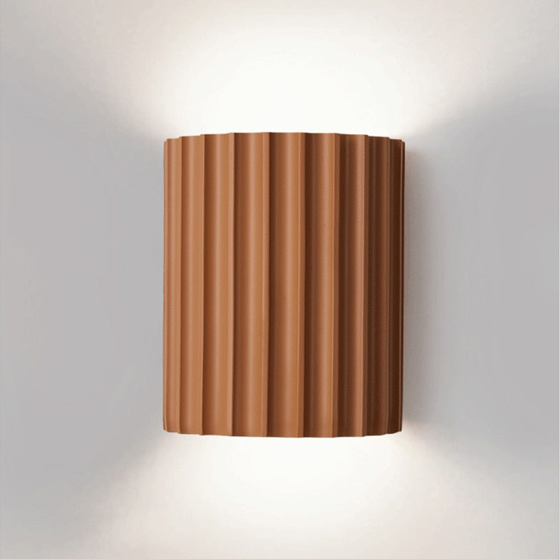 Fisar Modern LED Wall Sconce Light - Energy Efficient Dimmable Wall Lamp for Bedroom, Living Room, Hallway - Warm White 3000K Indoor Lighting Fixture