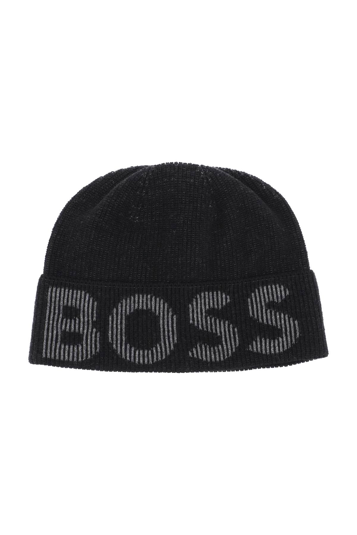 Boss Lamico Logo Beanie Hat for Men & Women - Winter Warm Knit Skull Cap - Stylish Unisex Fashion Accessory for Outdoor Activities, Sports & Casual Wear