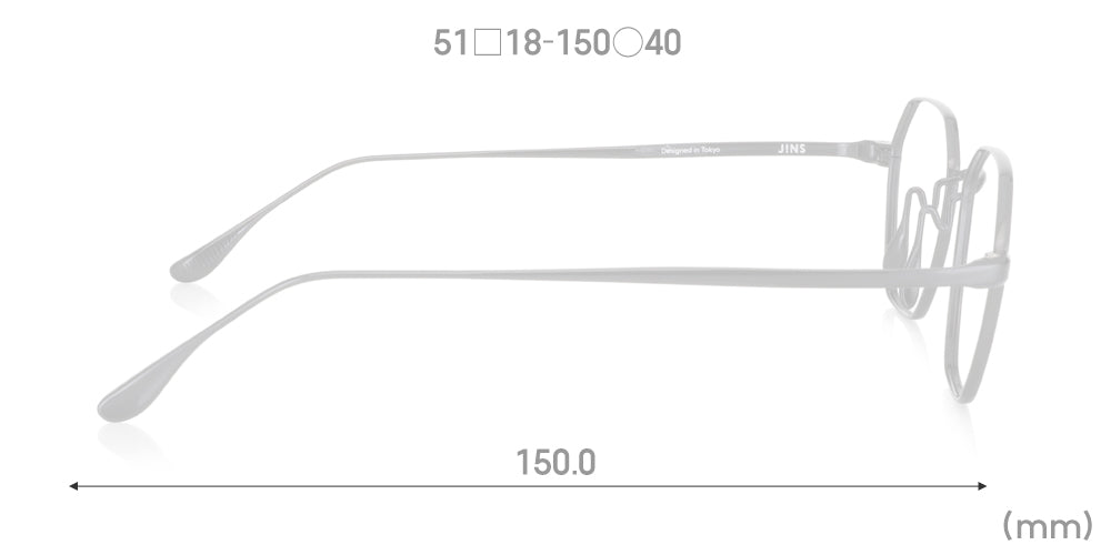JINS SABAE IPPITSU Geometric Eyeglasses - Stylish Unisex Frame for Work, Reading & Fashion