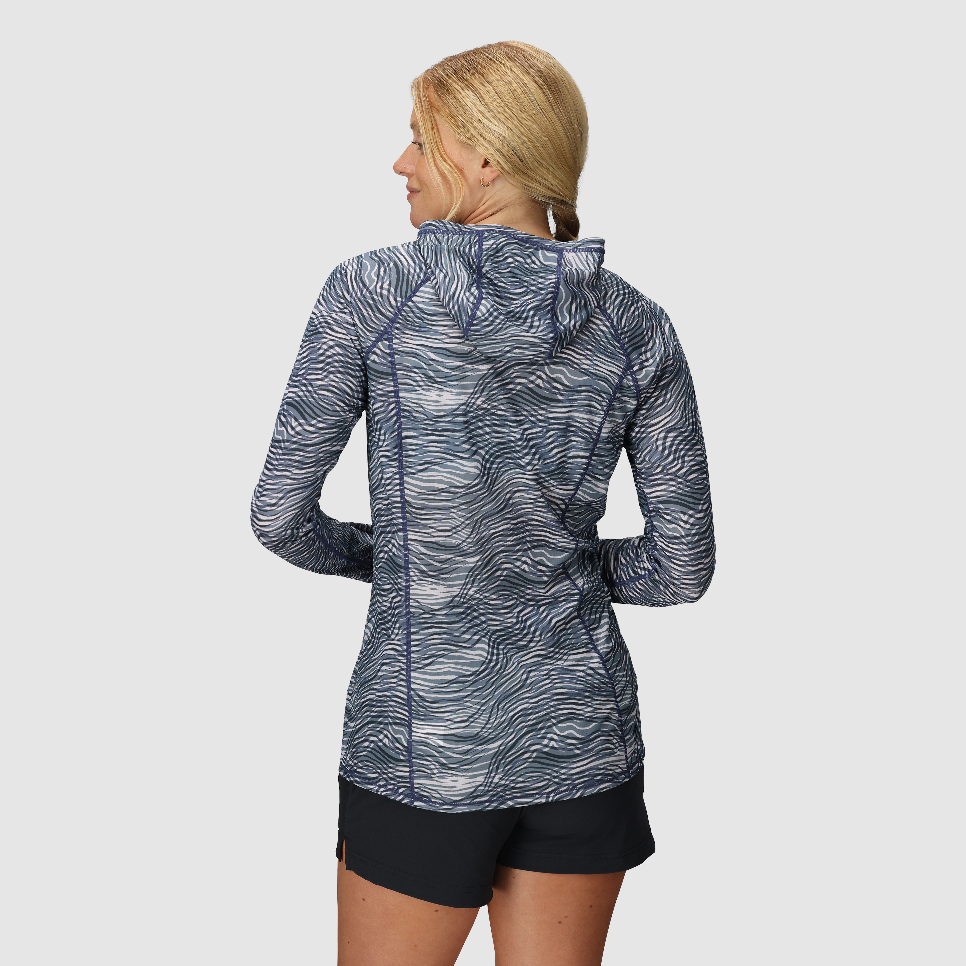 Women's Echo Printed Hoodie - Soft Fleece Pullover with Stylish Graphic Design - Perfect for Casual Wear, Gym & Outdoor Activities