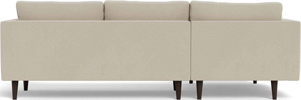 Ladybird 102 Left Chaise Sectional Sofa - Modern L-Shaped Couch with Reversible Chaise Lounge, Upholstered in Soft Fabric for Living Room, Family Room & Home Theater Comfort