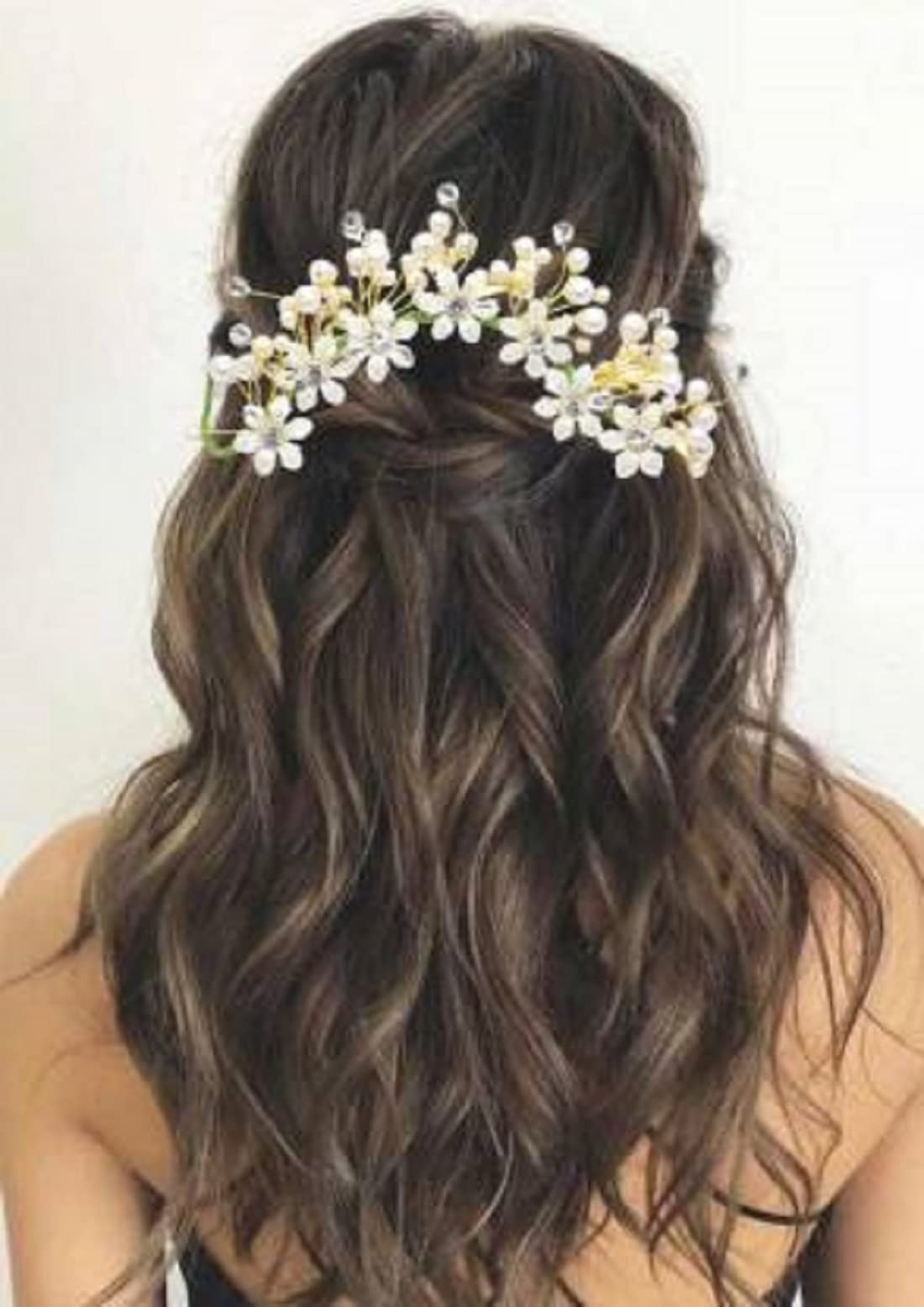 Elegant Sarpa Bridal Bridesmaid Hair Accessories - Wedding Hair Clips & Pins for Bridal Party - Perfect for Weddings, Prom & Special Occasions
