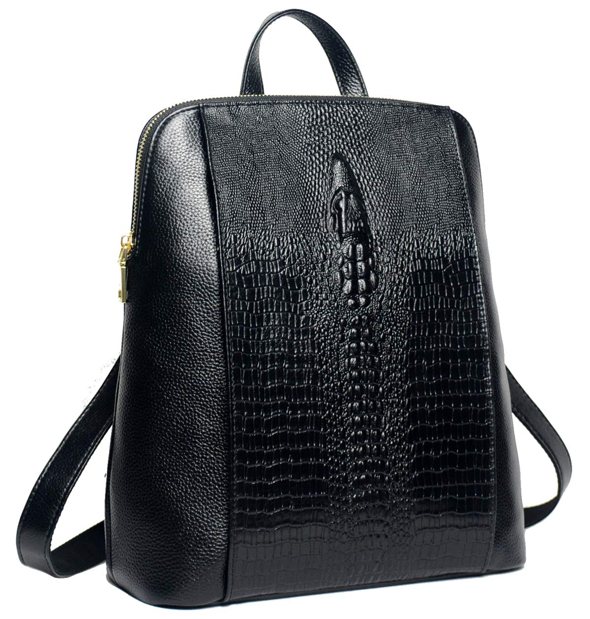 COOLCY Genuine Leather Backpack for Women - Stylish & Durable Shoulder Bag for Work, Travel & Everyday Use