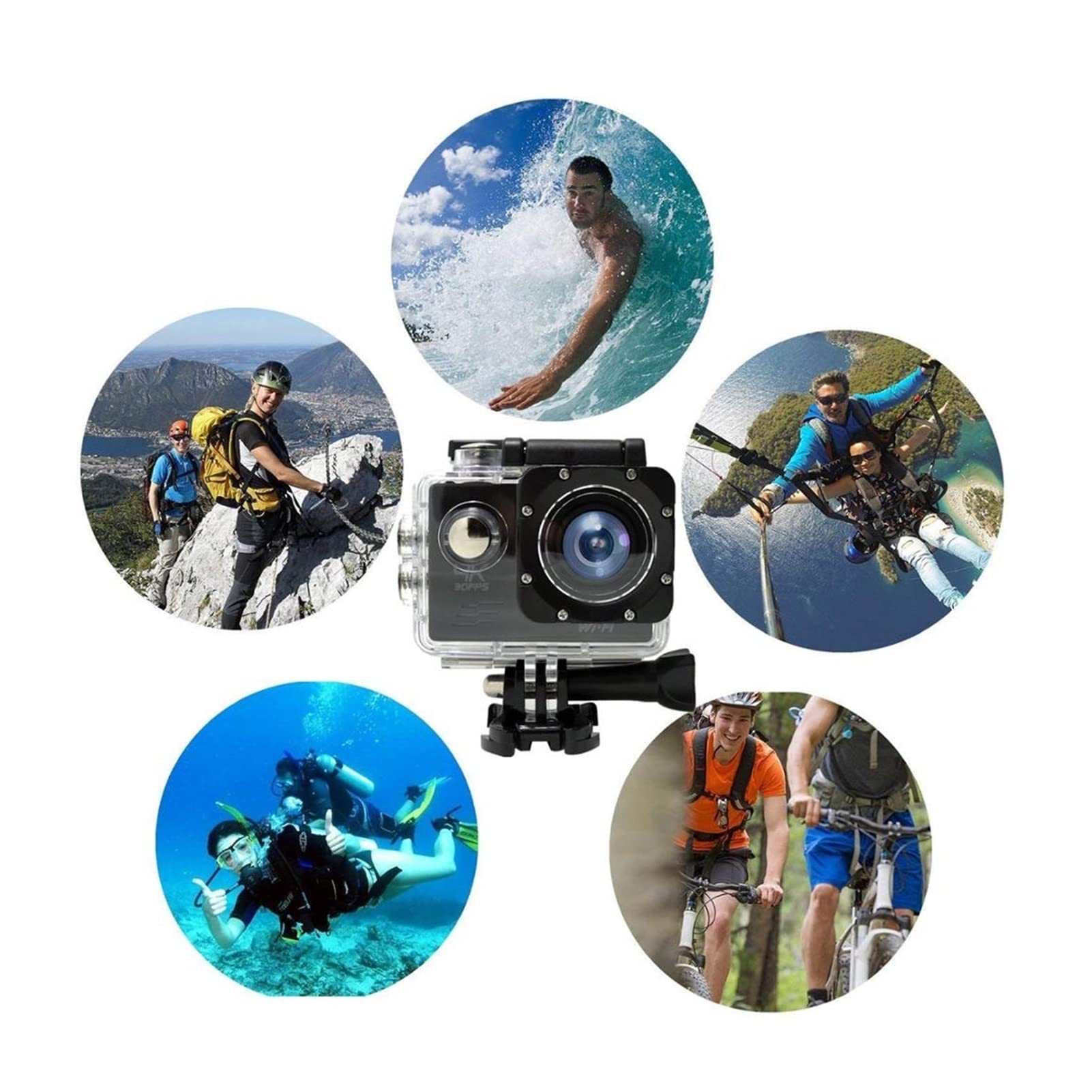 4K Ultra HD Action Camera 16.0MP WiFi 2.0