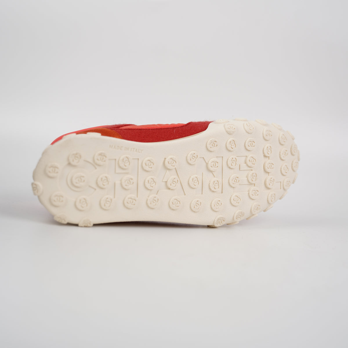 Chanel Orange Sneakers for Women - Size 39 US (7.5 UK) | Luxury Fashion Athletic Shoes for Casual Wear & Street Style