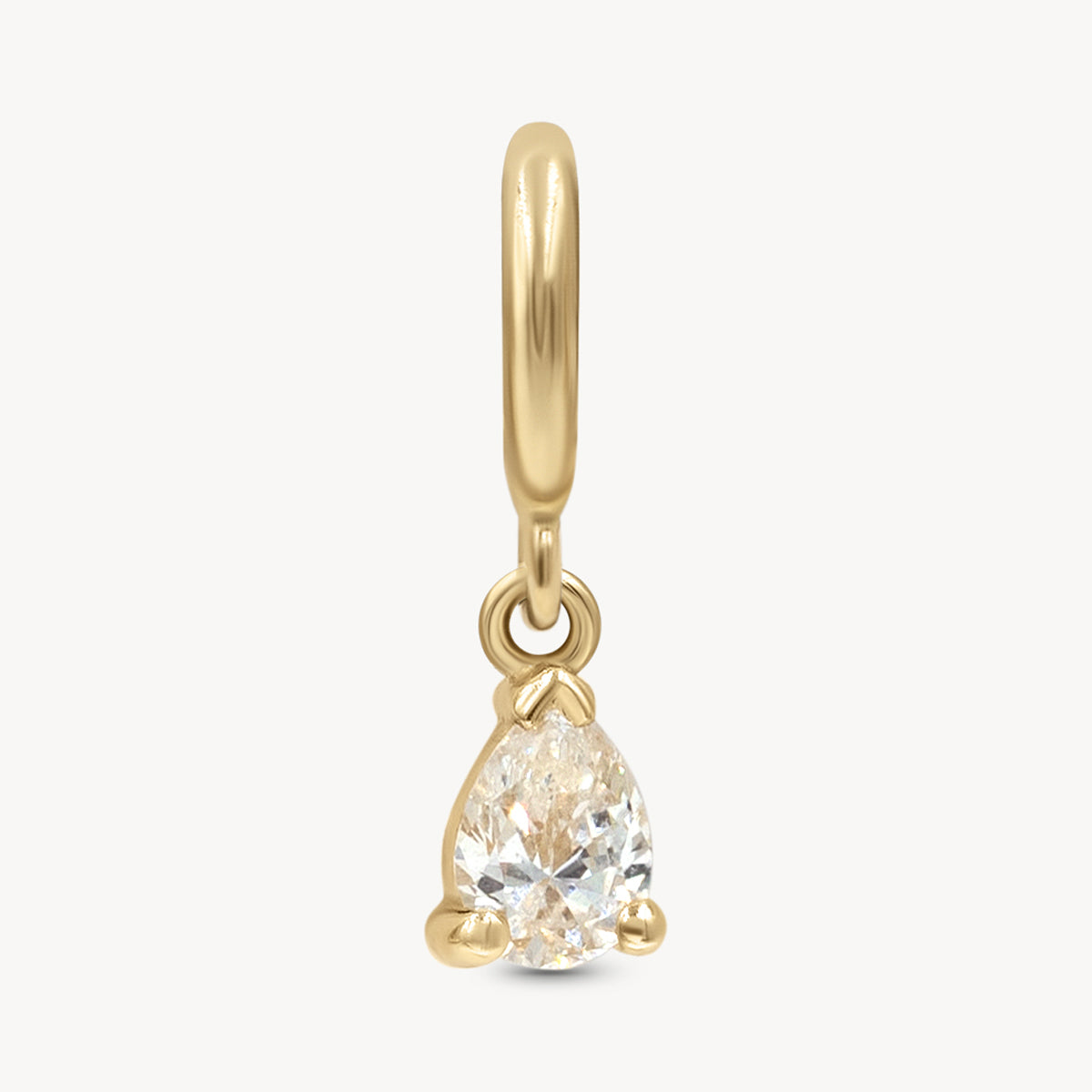 April Birthstone Diamond Charm - Elegant Jewelry Gift for April Birthdays, Anniversaries & Special Occasions | Perfect for Necklaces, Bracelets & Earrings