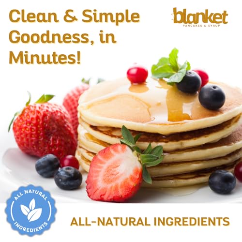 Buttermilk Pancake & Waffle Mix Powder - 16oz Breakfast & Snack Pack | Fluffy Pancakes with Syrup | Perfect for Family Breakfast, Brunch, or Quick Snacks