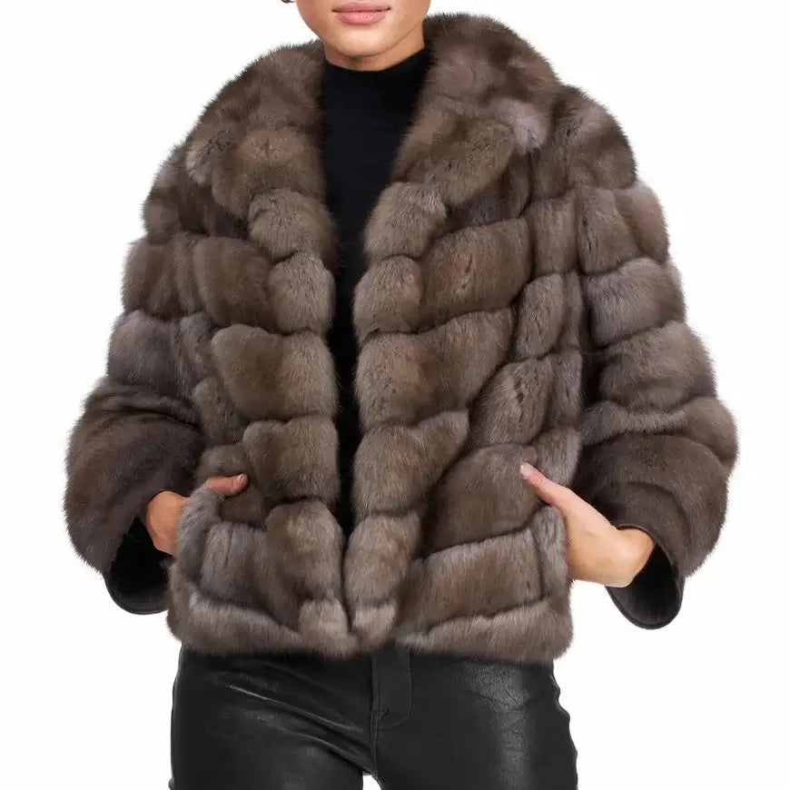 Luxury Women's Fur Coat - High Street Fashion Winter Jacket for Women | Warm Outerwear for Cold Weather, Parties & Special Occasions