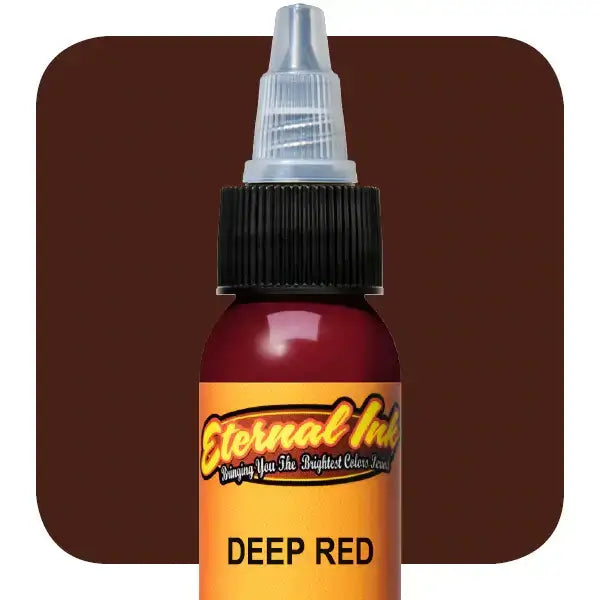Deep Red Eternal Ink - Long-Lasting Vibrant Ink for Tattoos, Calligraphy & Art - Perfect for Professional Tattoo Artists, Calligraphers & DIY Craft Projects