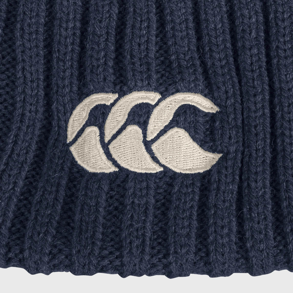 Canterbury British & Irish Lions Knitted Beanie Hat - Navy Blue Winter Wool Hat for Rugby Fans & Outdoor Activities