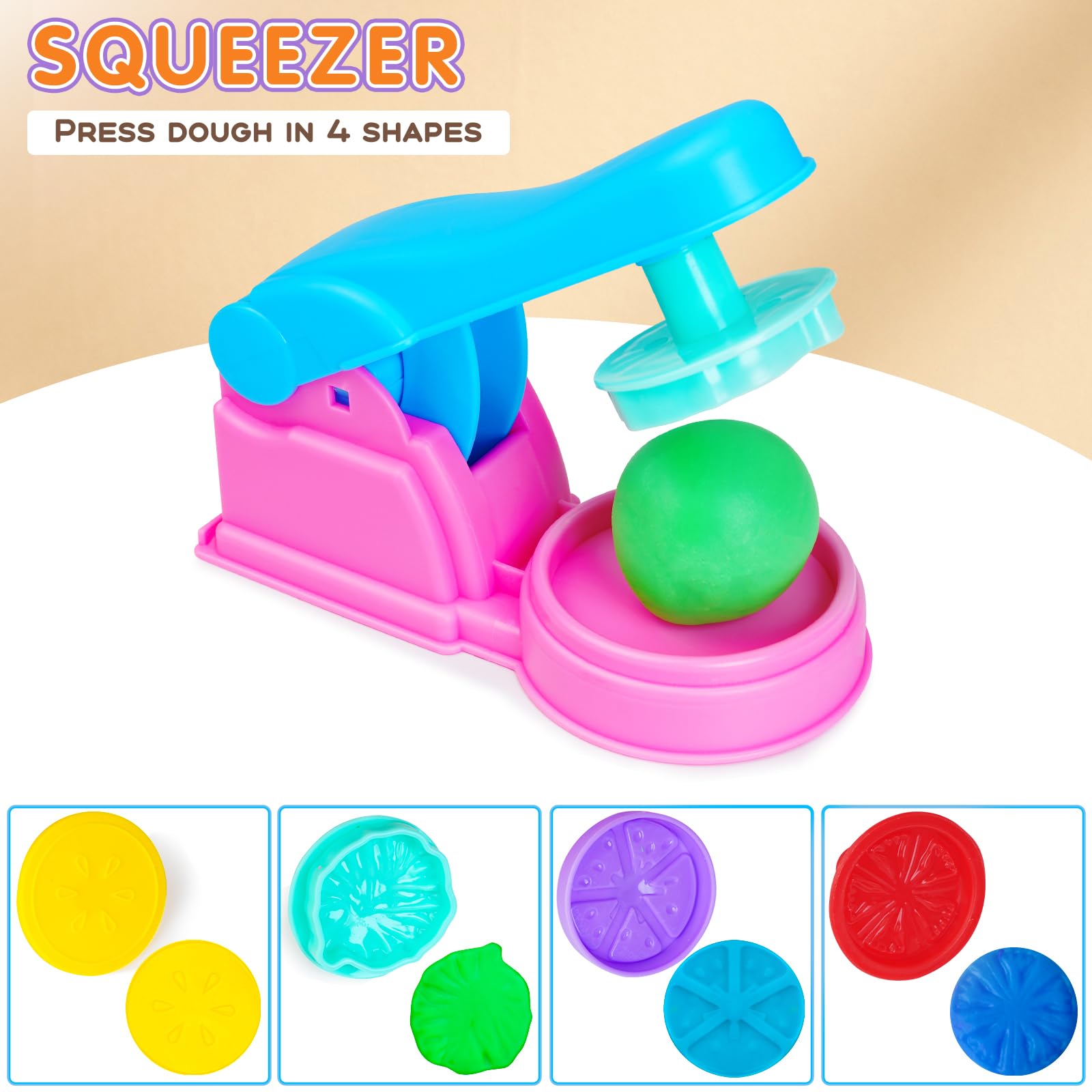 30-Piece Playdough Tool Set for Kids - Includes Rolling Pin, Dough Mat & Storage Box - Arts & Crafts Kit for Ages 2-8 - Perfect for Birthday, Christmas & Stocking Stuffers - Great for Creative Play, Sensory Development & Party Activities