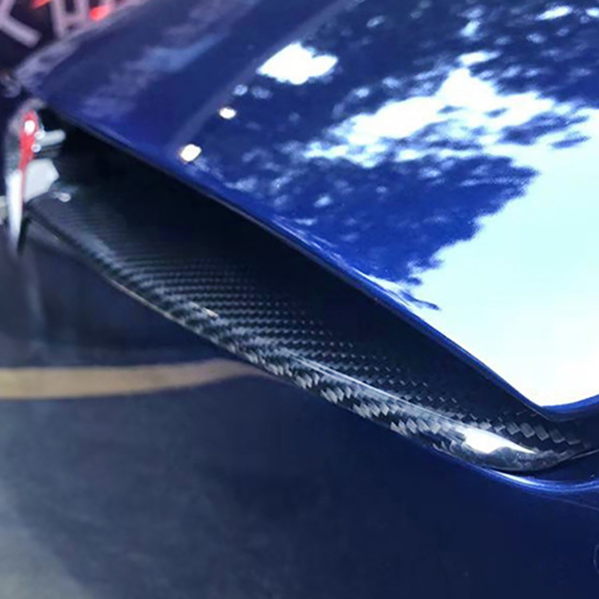 Premium Real Carbon Fiber Front Bumper Inlay for Tesla Model X (2017-2025) - Yeslak | Enhances Style & Protection for Luxury SUVs