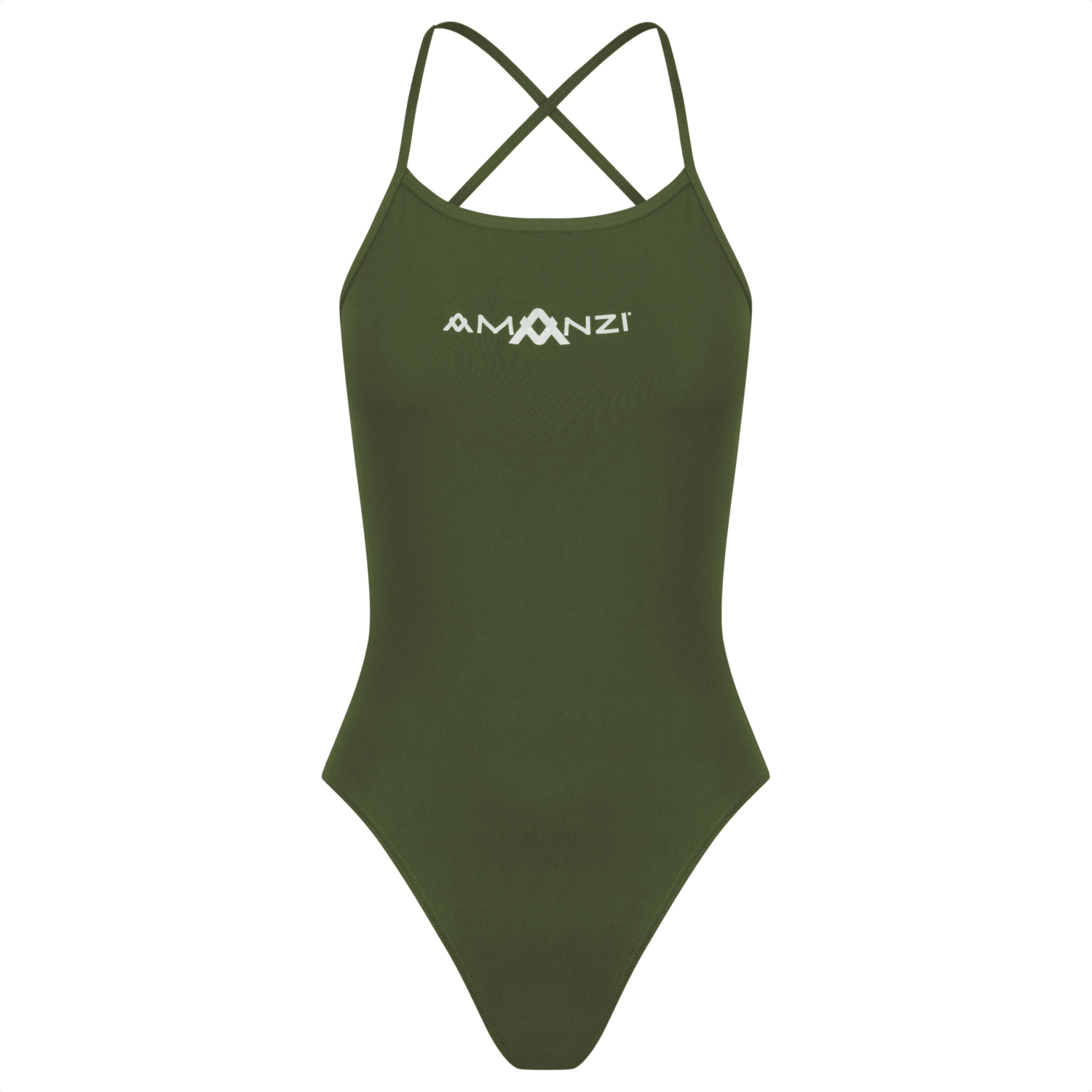 AMANZI Women's One Piece Tie Back Swimsuit - Sexy High Cut Bathing Suit for Women, Summer Beach Pool Party Swimwear - Perfect for Vacation, Swimming, and Water Sports