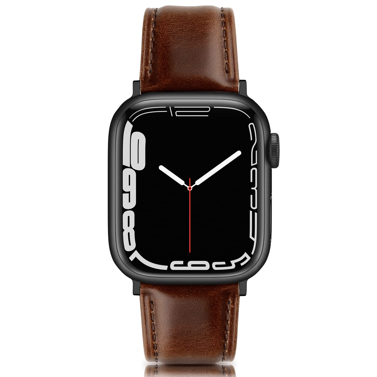 Premium Genuine Leather Apple Watch Bands for Series 8/7/6/5/4/3/2/1/SE - 42mm 44mm 45mm Replacement Strap for Women & Men | Stylish & Durable Watchband for Workouts, Office, Travel & Everyday Wear - Perfect Gift for Holidays & Special Occasions | Ideal for Fitness Tracking, Business Meetings, Outdoor Adventures & Casual Style