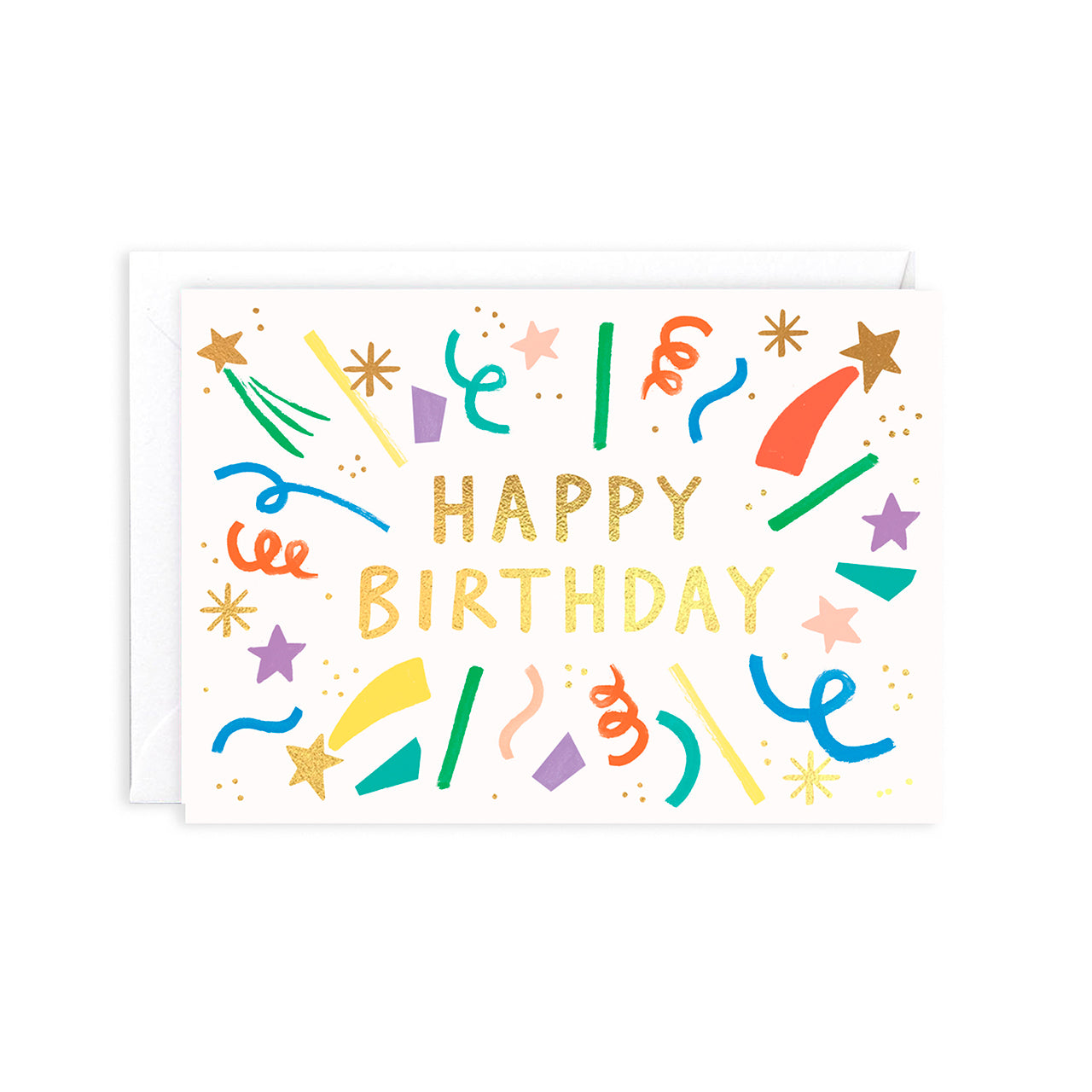 Happy Birthday Burst Greeting Card - Colorful Celebration Card for Birthdays, Parties & Special Occasions - Perfect for Friends, Family & Coworkers