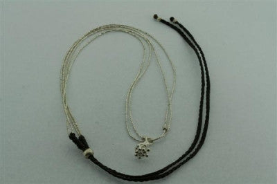 2 Strand Silver Necklace with Berry Charm - Elegant Layered Jewelry for Women - Perfect for Everyday Wear, Date Nights & Special Occasions