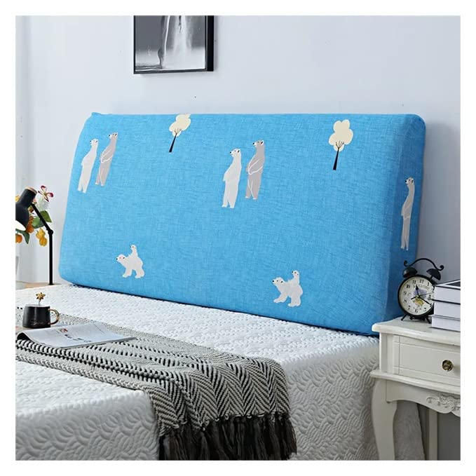 ZYYH Elastic Headboard Slipcover - Universal Fit for Queen, King, Full & California King Size Beds | Double/Single Bed Headboard Protector | Washable Fabric Cover for Home Decor & Bedroom Upgrade