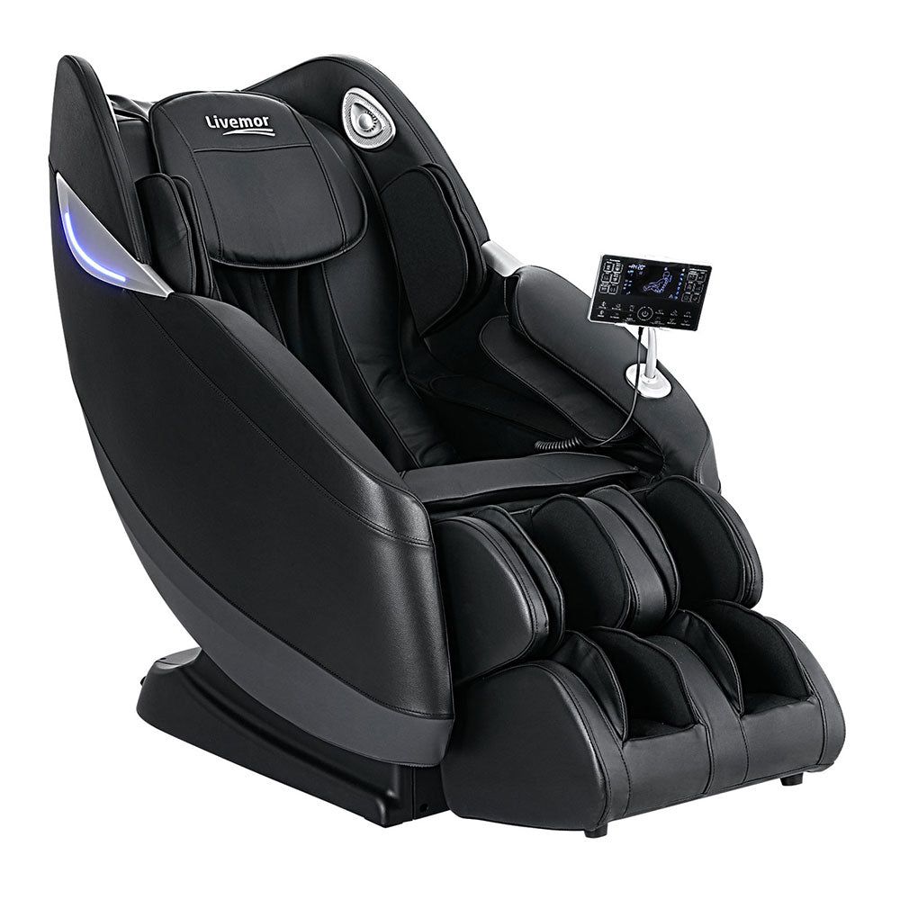 Livemor 3D Electric Massage Chair Recliner with Full Body Shiatsu Massage - Perfect for Home, Office & Relaxation Therapy