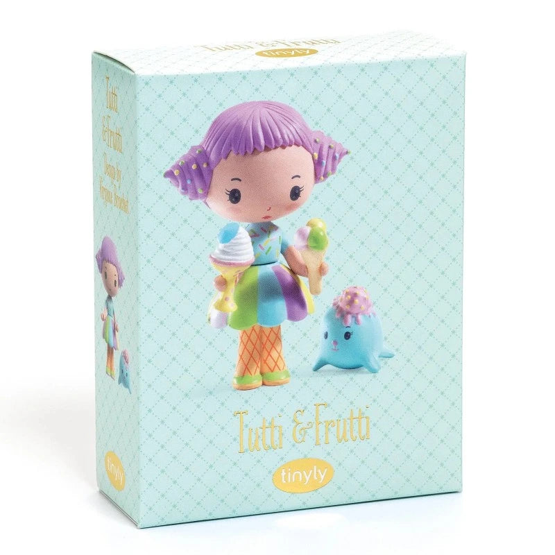 Tutti & Frutti Tinyly Doll - Adorable Mini Collectible Doll for Kids & Adults - Perfect for Birthday Gifts, Party Favors & Home Decor