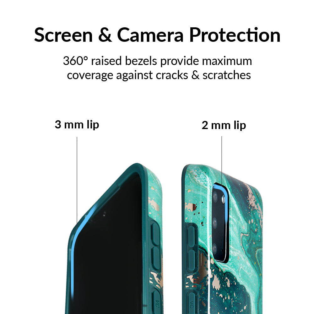 Premium Emerald Marble Samsung Phone Case - Durable Protective Cover for Samsung Galaxy [Model] - Stylish & Slim Design for Everyday Use, Work, and Travel
