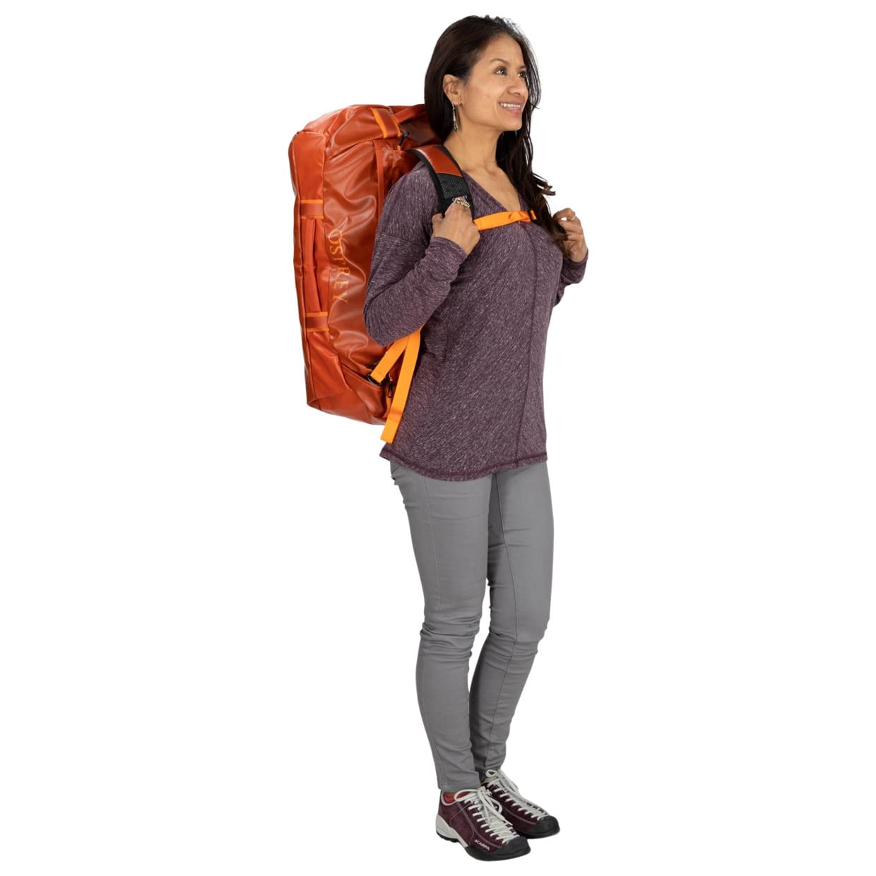 Osprey Unisex-Adult Transporter 65 Duffel Bag - Waterproof Travel Duffel for Camping, Hiking & Air Travel - Durable Luggage with Shoulder Straps & Carry Handles