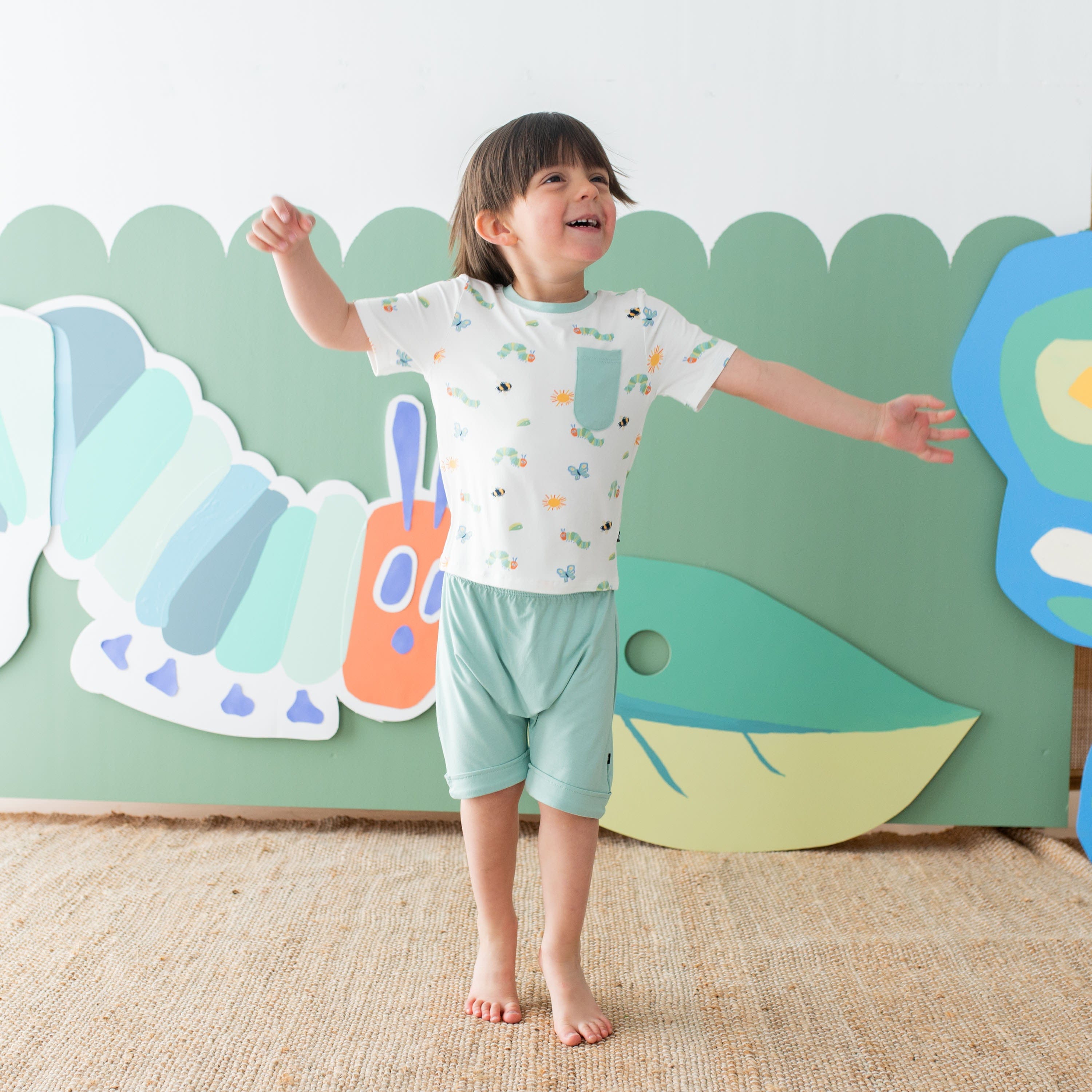 Toddler Crew Neck T-Shirt - The Very Hungry Caterpillar™ & Friends Collection | Soft Cotton Kids Tee for Playdates, Daycare & Everyday Wear