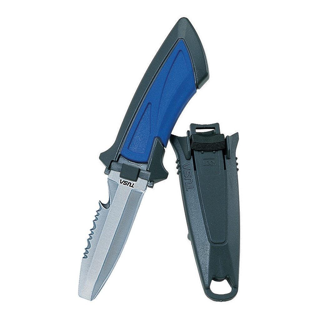 TUSA Imprex Mini Dive Knife - Compact Stainless Steel Diving Knife for Scuba, Snorkeling & Water Sports - Perfect for Emergency Cutting & Safety Underwater