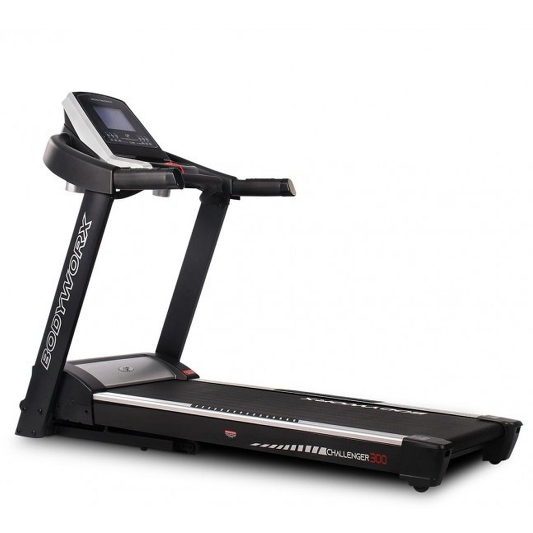 Bodyworx Challenger 300 Treadmill - Foldable Electric Running Machine with LCD Display for Home Gym & Cardio Workouts - Perfect for Small Spaces & Indoor Fitness Training