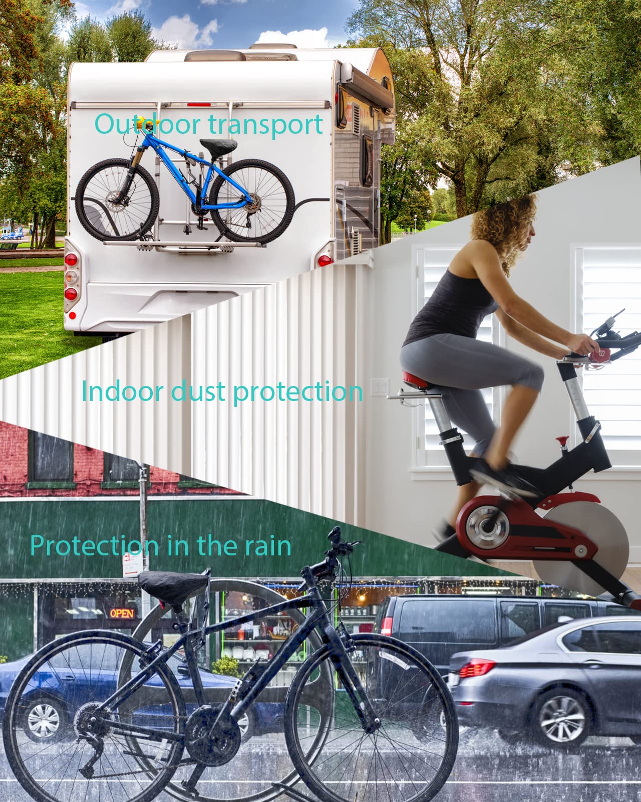 Premium Waterproof Bike Seat Cover - UV Protection, Dustproof & Durable Unisex Bicycle Seat Cushion for Gym, Mountain & Road Bikes with Secure Lock - Ideal for Outdoor Cycling, Commuting & Indoor Workouts