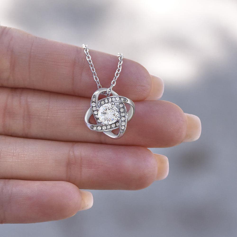 Happy 66th Birthday Jewelry for Women - Sterling Silver Love Knot Pendant Necklace with Meaningful Message Card & Gift Box | Thoughtful Birthday Gift for Grandma, Mom, Sister, Friend or Wife | Perfect for Milestone Celebrations, Anniversary Gifts & Special Occasions