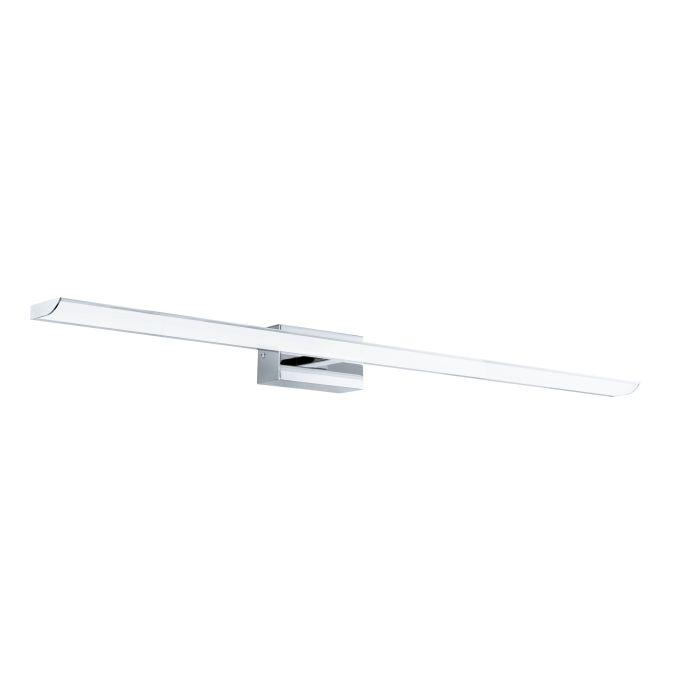 Eglo Connect Tabiano Z IP44 LED Smart Chrome Bathroom Wall Light 90cm - Modern Waterproof Lighting for Bathroom, Vanity, and Shower Areas