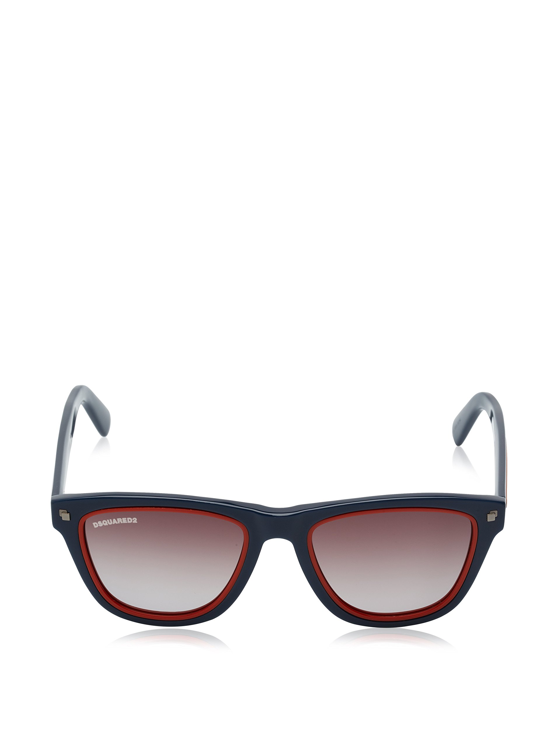 DSquared2 DQ169 Sunglasses - Shiny Blue Gradient Roviex Lenses for Men & Women | UV Protection, Fashion Eyewear for Outdoor Activities, Beach, and Driving