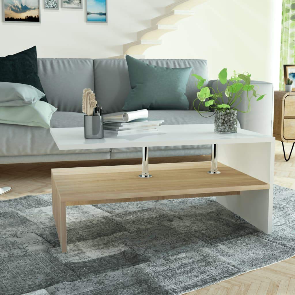 Modern Coffee Table with Storage - 35.4