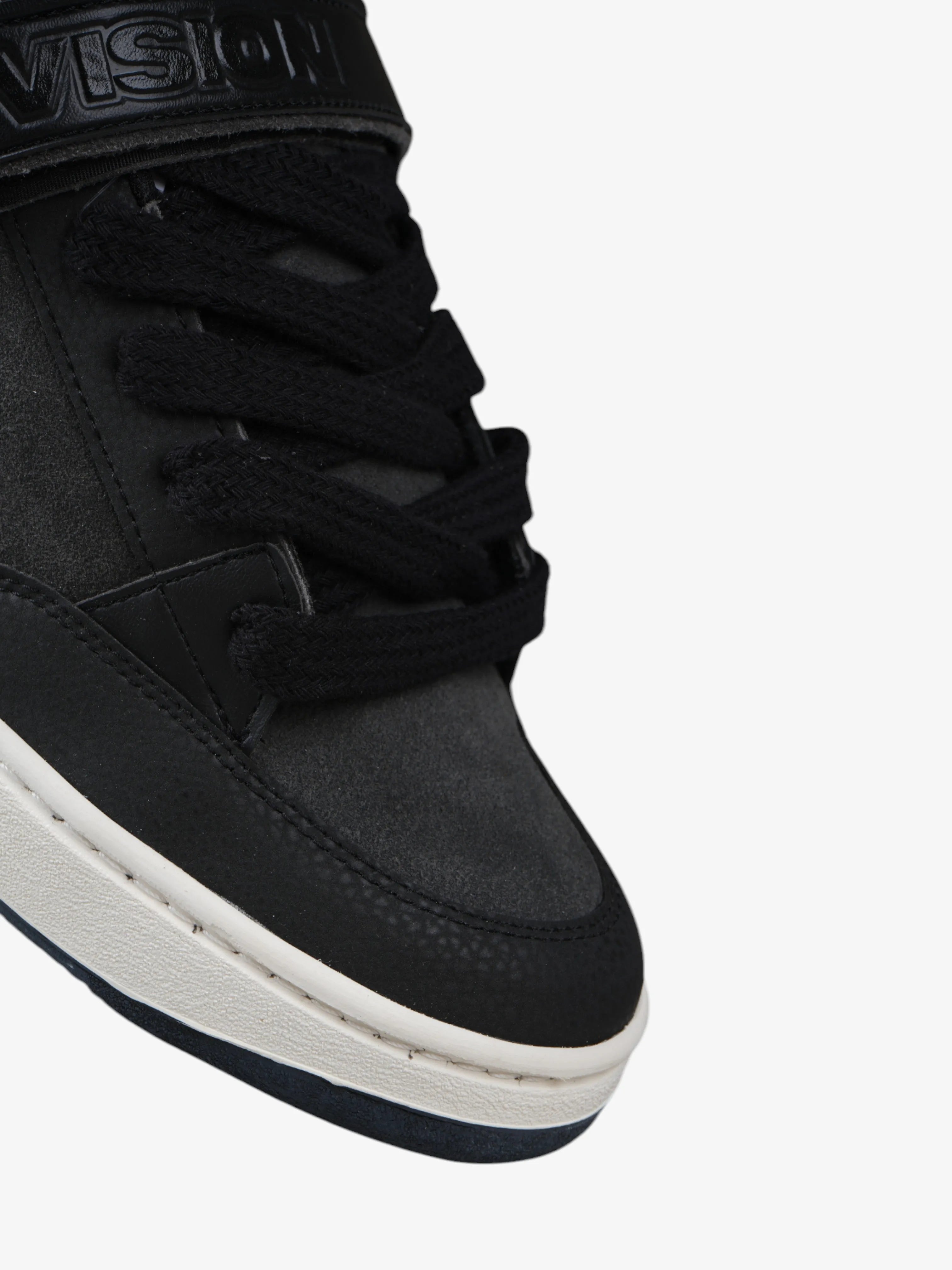 Vision Street Wear MC1400 Low Top Skate Shoes for Men - Black & Grey | Comfortable Sneakers for Skateboarding, Streetwear & Casual Wear