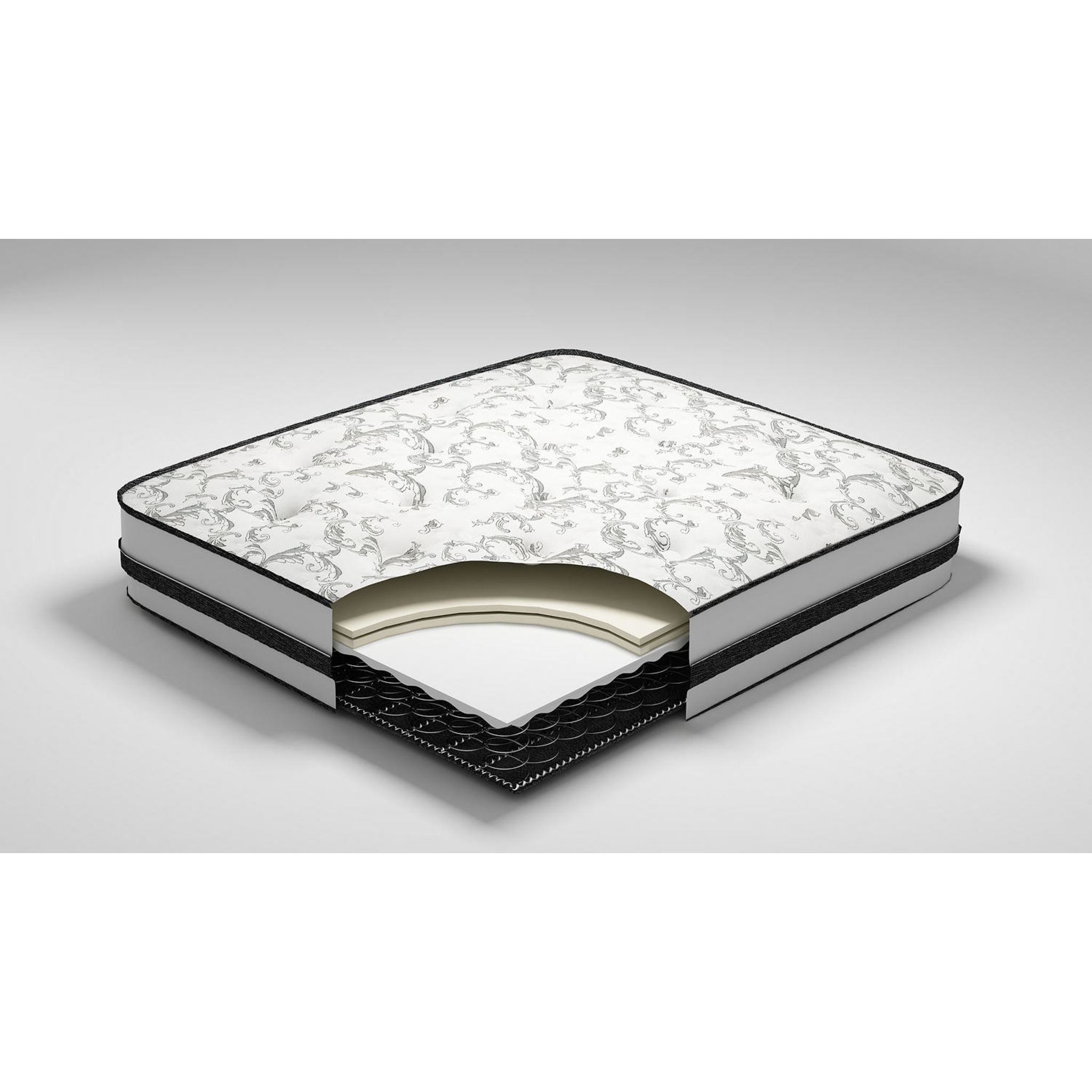 Ashley 8 Inch Twin Size Chime Innerspring Mattress for Kids & Teens - Supportive Bed for Guest Rooms, Dormitories & Daybeds