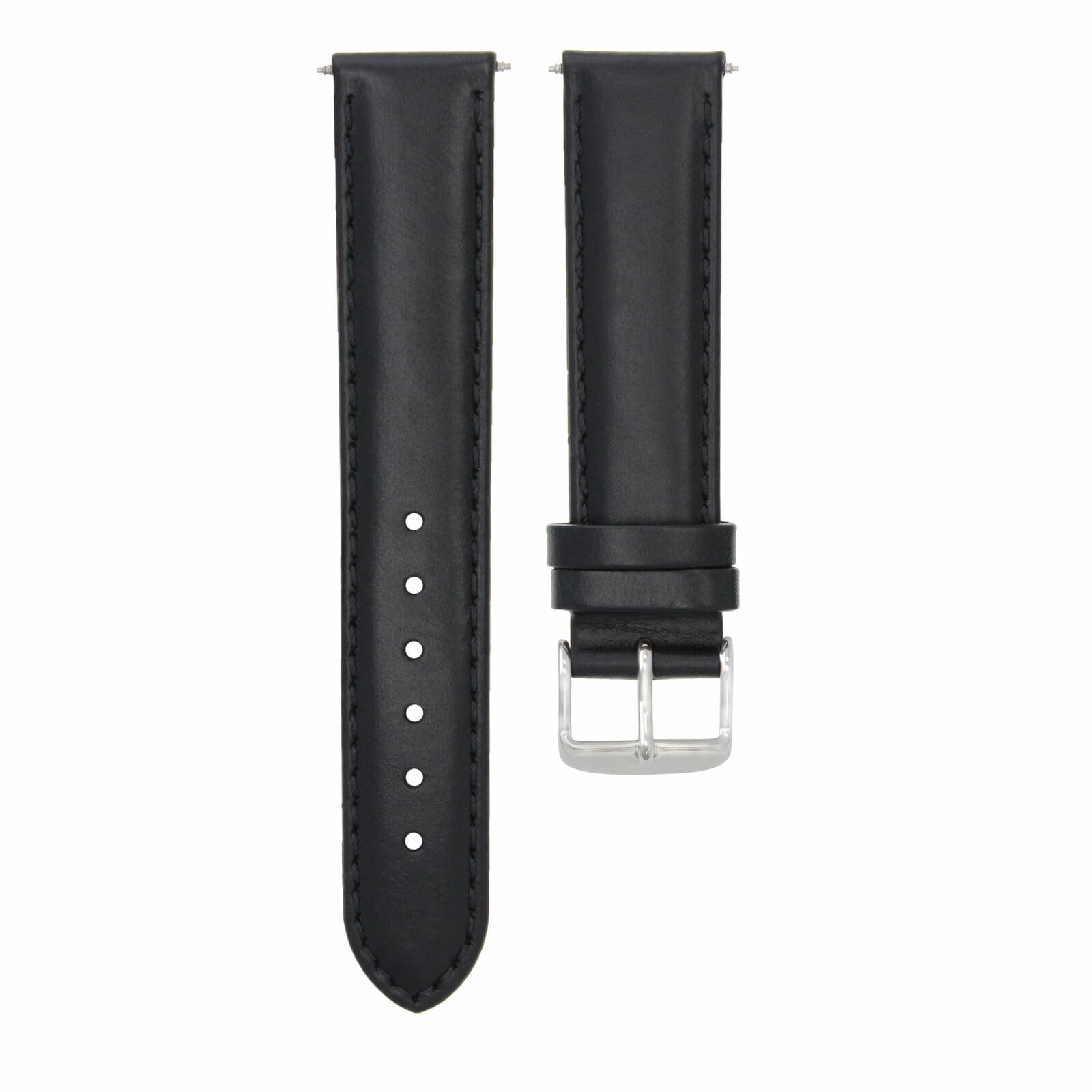 19mm/20mm Genuine Leather Watch Band Strap - Smooth & Durable Replacement for Rolex Date & Datejust Watches - Perfect for Business, Casual & Formal Occasions