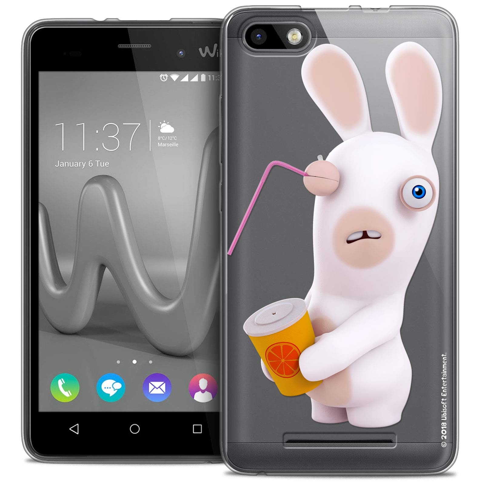 Ultra-Slim Soda Raving Rabbids Phone Case for Wiko Lenny 3 - Lightweight Protective Cover for Daily Use, Travel & Outdoor Activities