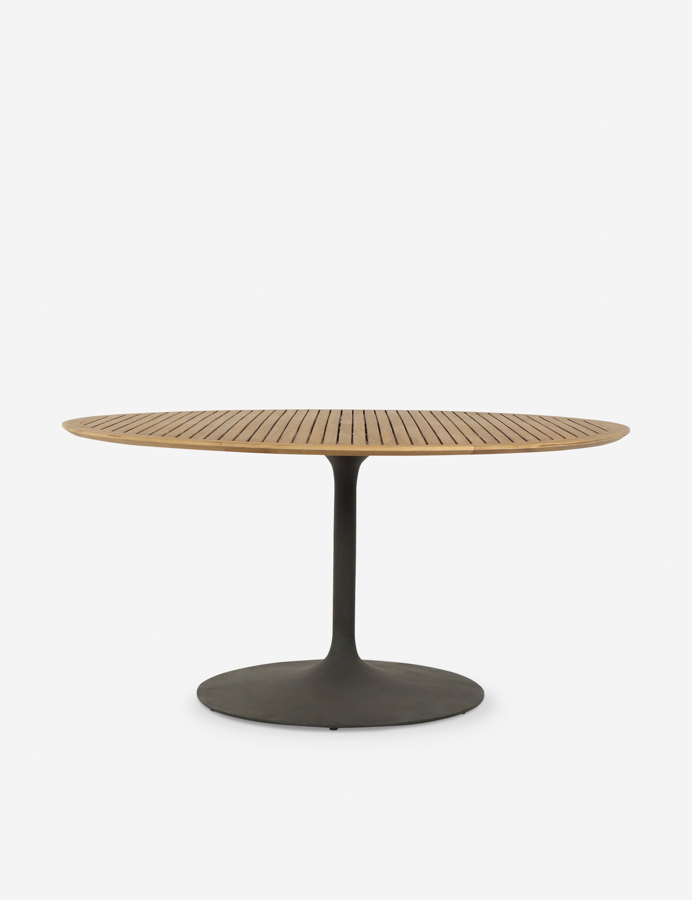 Round Georgette Dining Table for Indoor & Outdoor Use - Perfect for Patio, Garden, and Dining Room Gatherings
